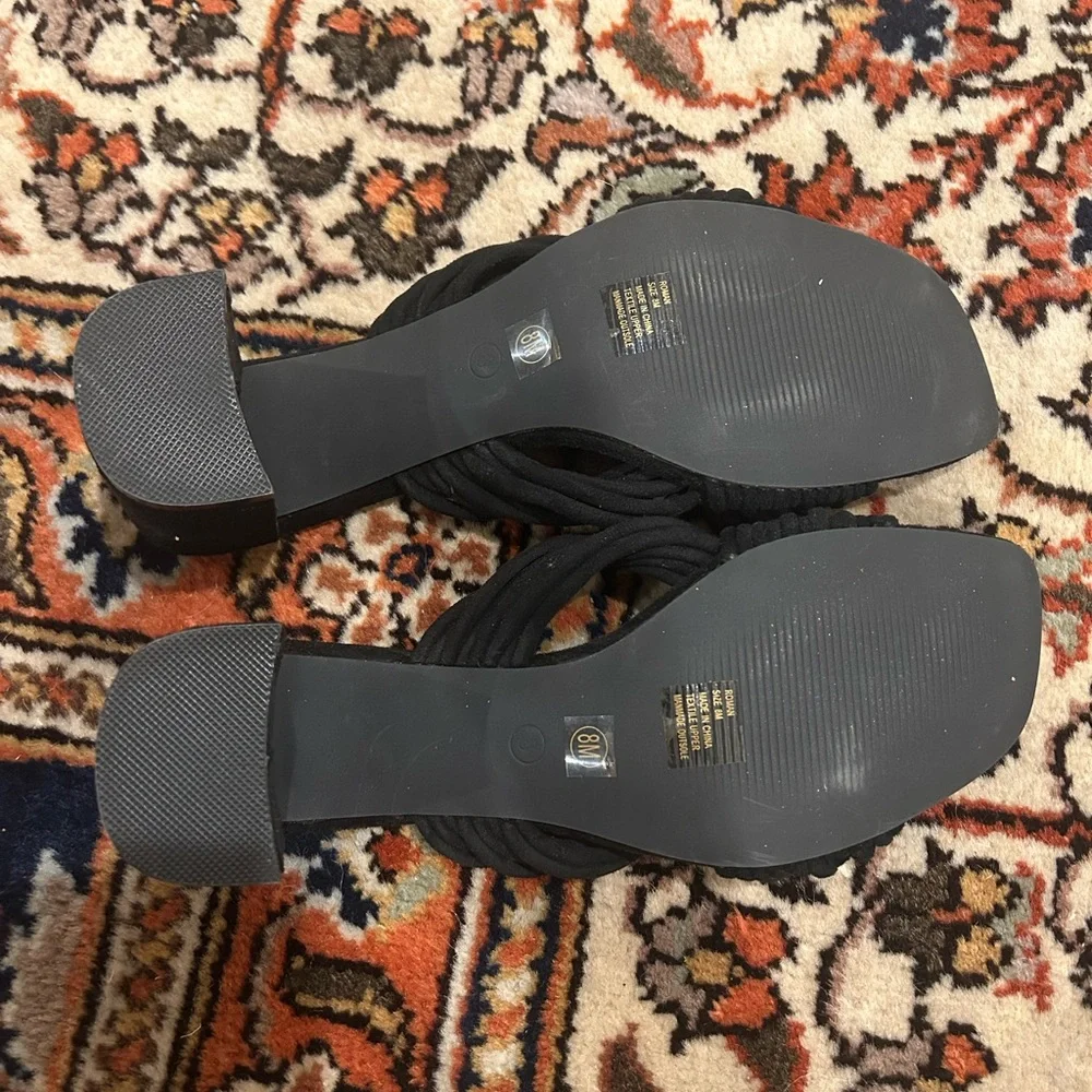Coconuts by Matisse Black Heeled Sandals - Picture 2 of 5